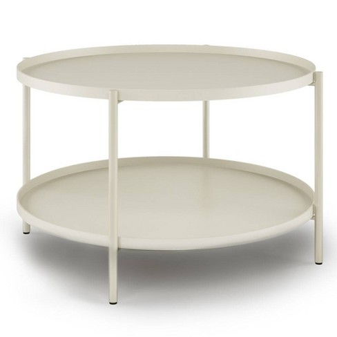 Lipton Metal Coffee Table Cream Wyndenhall Target