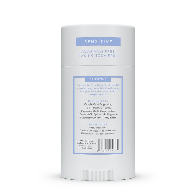 Native Sensitive Deodorant - Cotton &#38; Lily - No Baking Soda - 2.65 oz, 3 of 15