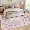 Fulvari Area Rug,Rugs for Living Room & Bedroom,Bohemian Washable Rug with TPR Gripper,Recycled Polyester Low-Pile Pet & Kid Safe - 3 of 4