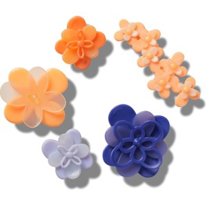 Crocs Jibbitz Blooming Ombre Floral Shoe Charms 5pk - 1 of 4