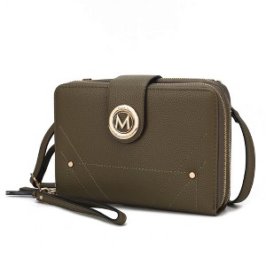MKF Collection Sage Wallet Crossbody Bag with Optional Wristlet by Mia K - 1 of 4
