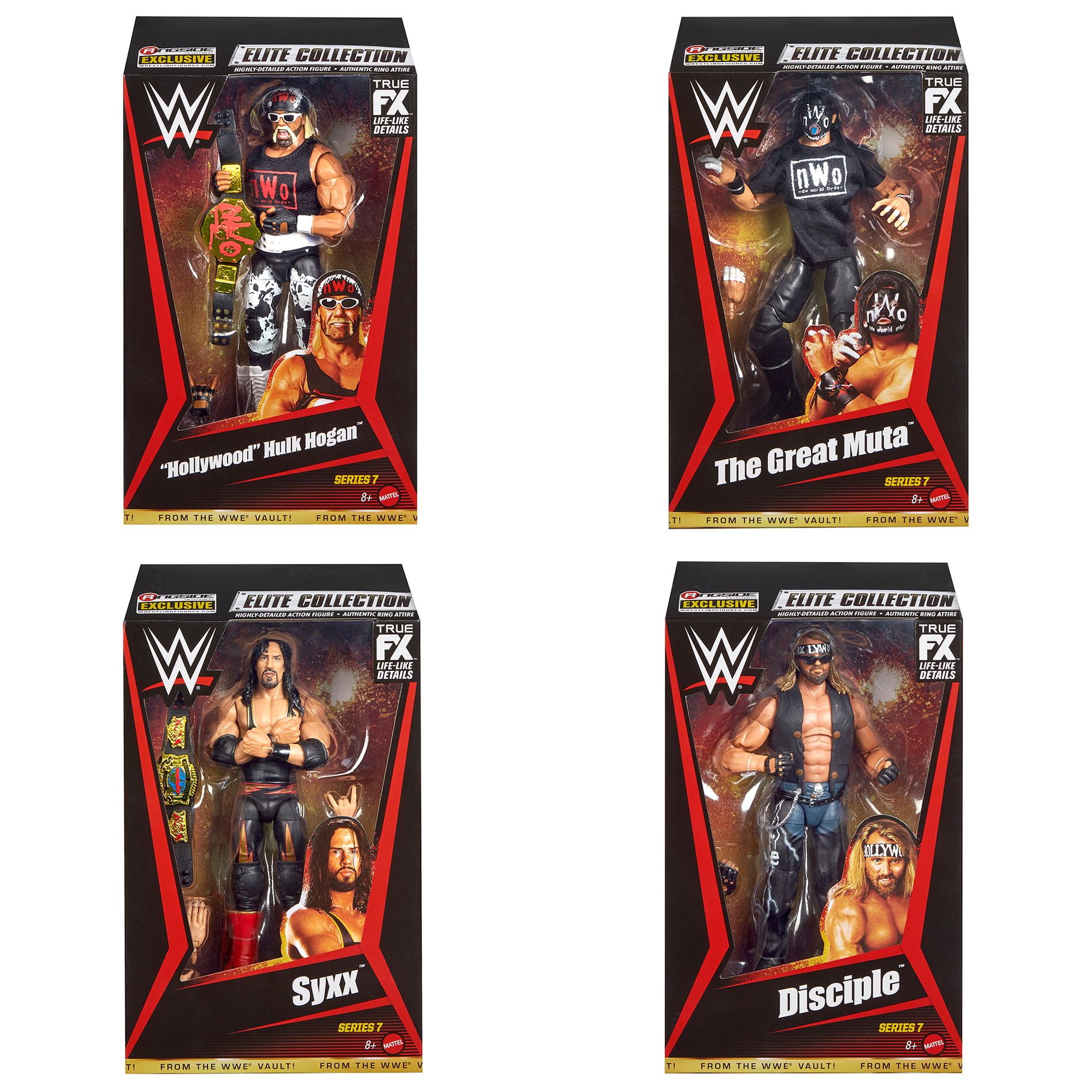 WWE From the Vault Ringside Exclusive Series 7 Set of 4 Action Figures