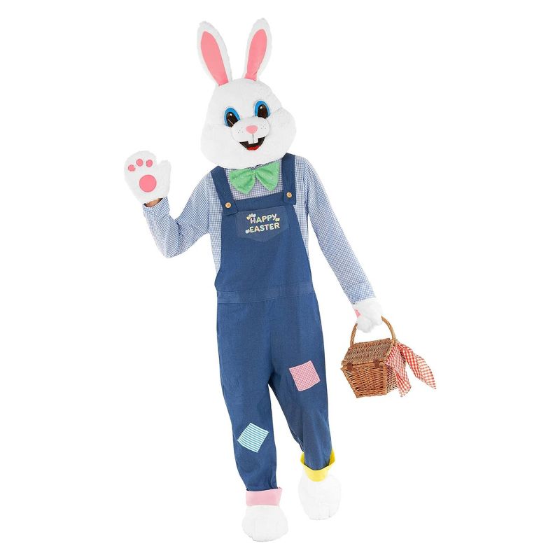 Happy Easter Bunny Adult Costume, 1 of 2