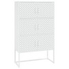 vidaXL Highboard White 31.5"x13.8"x53.1" Steel - 2 of 4