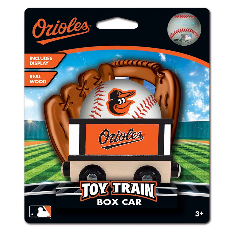 MasterPieces Wood Train Box Car - MLB Baltimore Orioles, 3 of 6