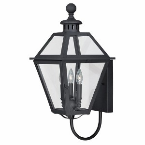 Vaxcel Nottingham 3 - Light Lantern in  Textured Black - 1 of 4