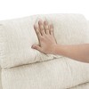 Microfiber Swivel Glider Recliner Chair with Plush Comfort and Removable Seat Back - 4 of 4