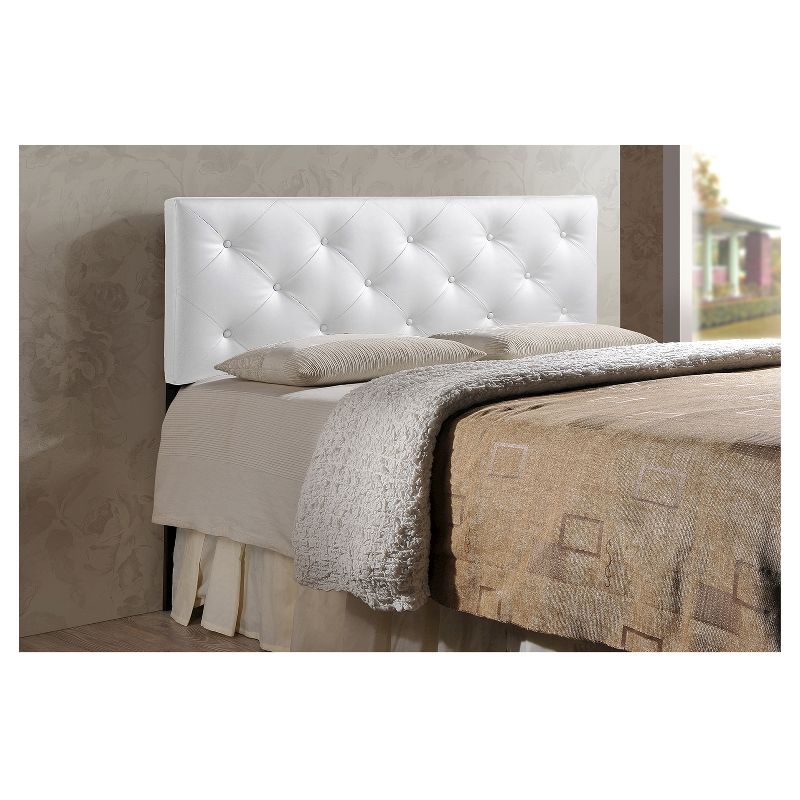 King Baltimore Modern And Contemporary Faux Leather Upholstered Headboard - Baxton Studio, 3 of 4