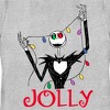 Women's The Nightmare Before Christmas Jack Jolly Christmas Lights T-Shirt - 2 of 4