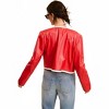 Women's Roxie Faux Leather Jacket - Mimosa - 3 of 4