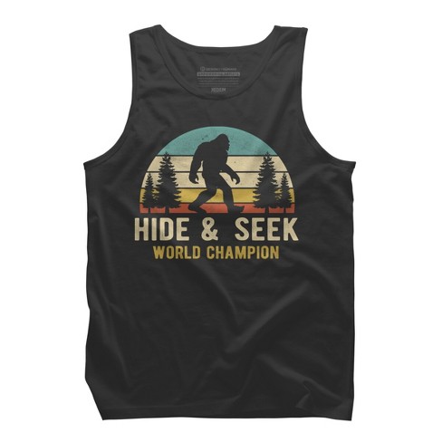 Men's Design By Humans Bigfoot - Hide And Seek World Champion By ...