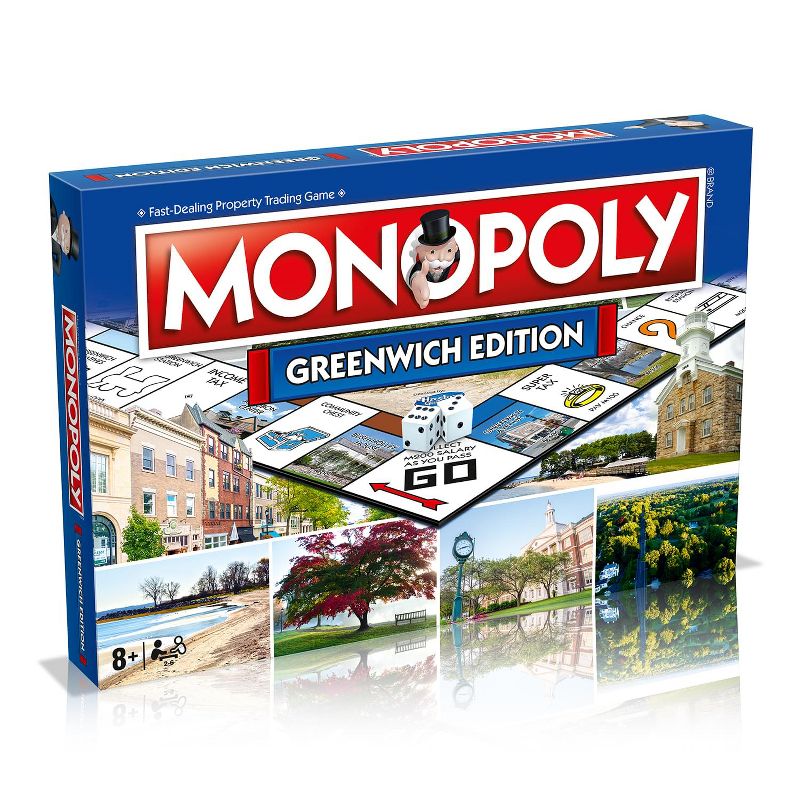 Top Trumps Monopoly Greenwich Edition Family Board Game | 2-6 Players, 2 of 4