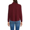 Lands' End Women's Waffle Relaxed Long Sleeve Shirt Jacket - 2 of 3