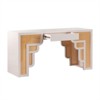 TOV Furniture Suzie Cream & Rattan Desk - 2 of 4