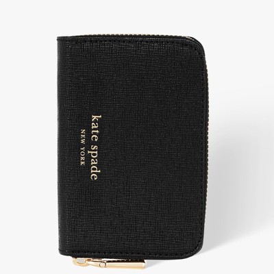 kate spade new york Devin Zip Magnetic Card Holder Wallet - Black
