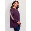 Avenue Double Layered Poet Blouse - 3 of 3