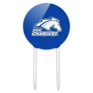 UAH Primary Logo Acrylic Cake Topper Party Decoration for Wedding Anniversary Birthday Graduation - 1 of 4