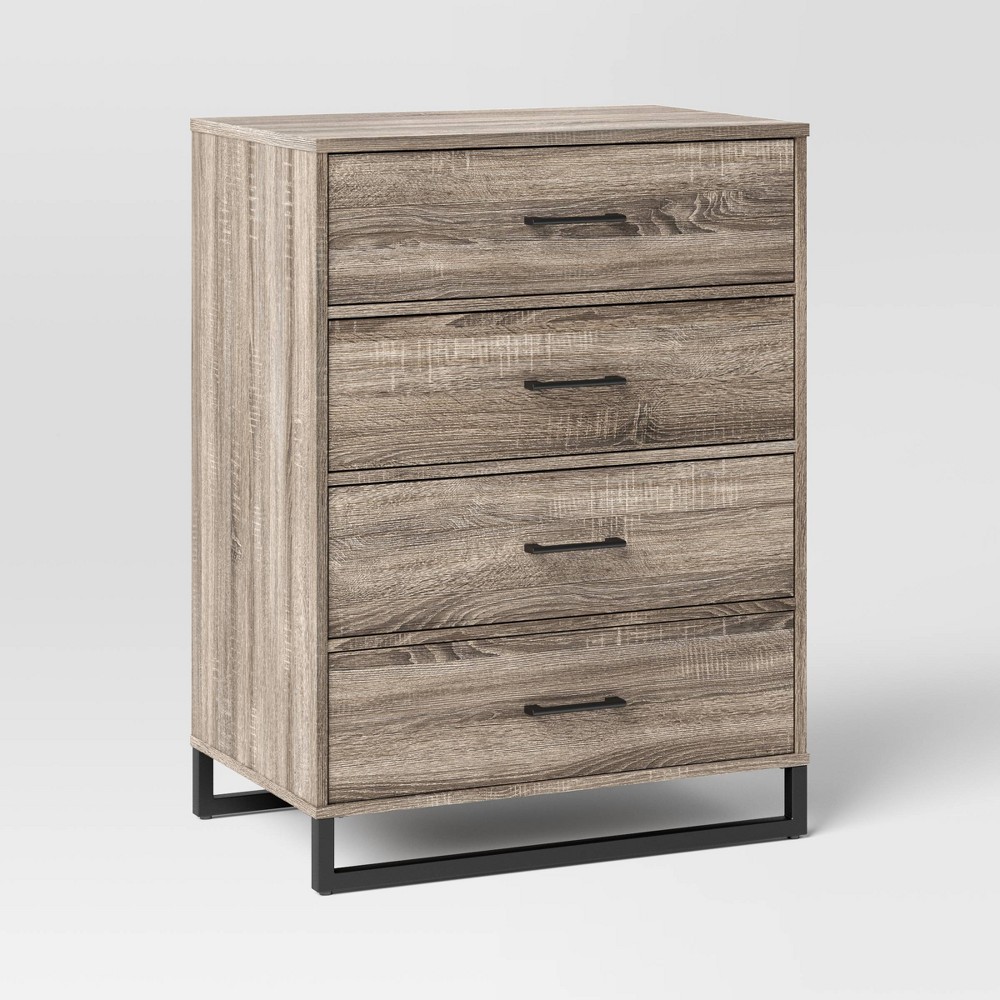 Mixed Material 4 Drawer Dresser Light Gray Wash - Room Essentials:  Vertical Storage, MDF Frame, Spot Clean - buy dresser / Chests of Drawers:  prices, reviews, specifications > price in stores USA: