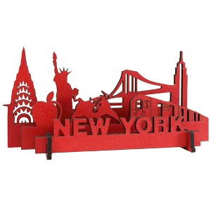 Little & Wood Woodlet New York 3D Wooden Puzzle Kit, Easy Assembly, Ages 6+ - 1 of 4
