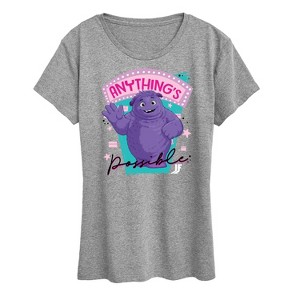 Women's - IF Movie - Blue Character Anything's Possible Short Sleeve Graphic T-Shirt - 1 of 4