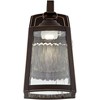 Minka Lavery Vintage Outdoor Wall Light Fixture Oil Rubbed Bronze LED 10 3/4" Clear Water Bell Glass for Post Exterior Porch Patio - 4 of 4