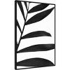 23" x 33" Black Palms V by W. Stramel Framed Canvas Wall Art Print - Amanti Art: Modern Decor, Polystyrene Frame, Vertical Layout - image 2 of 4