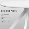 Kumasinova 47" Mid Century Modern Round Dining Table,Kitchen Table with Wood Top & Sturdy Metal Base,Dining Room Table for Kitchen,Living Room - 4 of 4