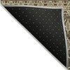 Brown And Taupe Quatrefoil Washable Indoor Outdoor Area Rug - 4 of 4