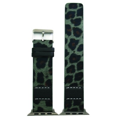 Olivia Pratt Stitched Cheetah Apple Watch Band
