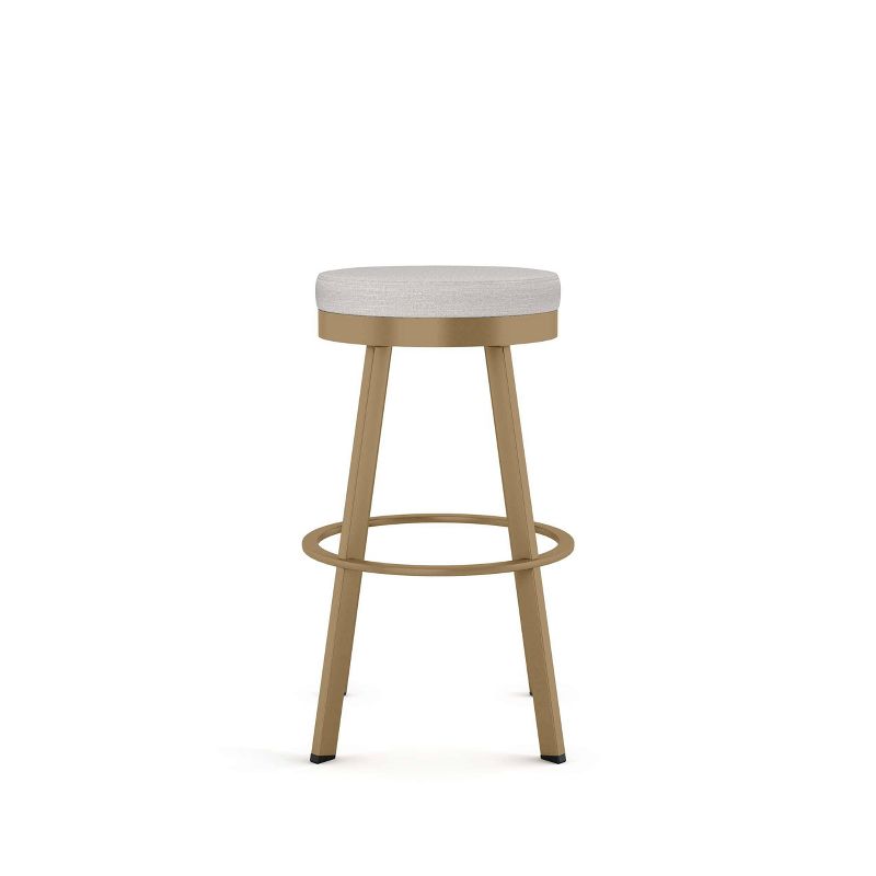 Amisco Swice Upholstered Counter Height Barstool Gray/Gold, 3 of 6