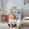 Toy Bookshelf & Storage Organizer, Playroom Toy Organizer & Storage, 2 Tier Wood Toy Storage Organizer for Kids Rooms, Living Room, Bedroom - 4 of 4