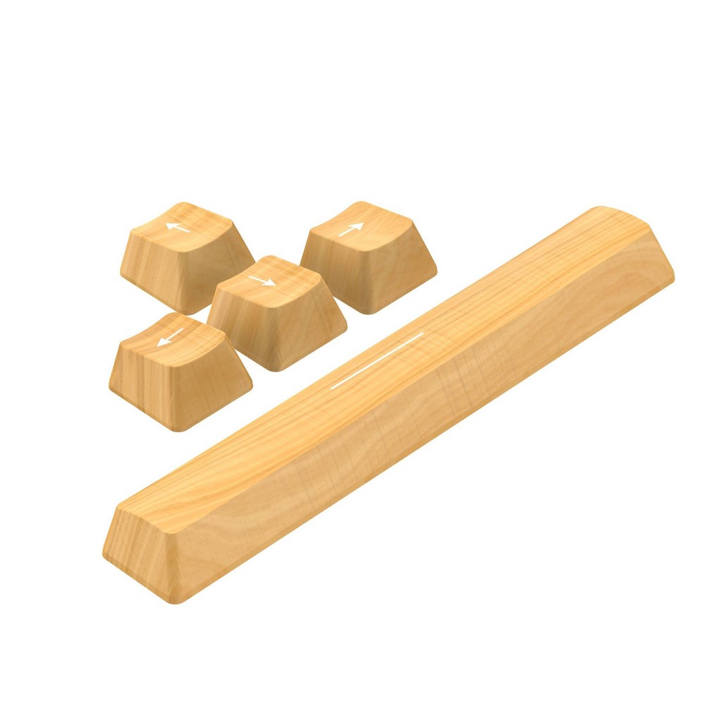 North Key Pack Wood Grain: Flexible Computer Keyboard & Mouse Accessories
