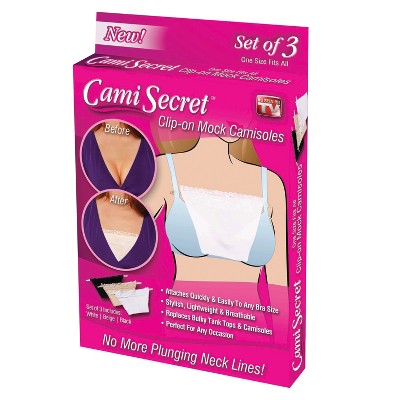As Seen on TV® Cami Secret - Basic Color 3 Pack – Target Inventory Checker  – BrickSeek
