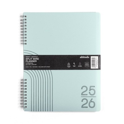 Altitude Undated Weekly/Monthly Planner 8.5"x11" Seafoam Blue Arch