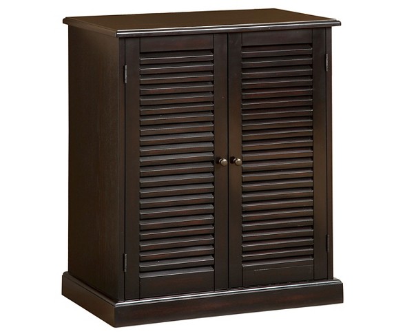 miBasics 5 Shelf Shoe Cabinet - Espresso