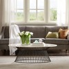 NicBex Modern 48" Oval Coffee Table with Metal Frame for Living Room and Office - 2 of 4