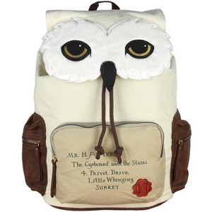 Harry Potter Backpack Hedwig Owl Hogwarts Letter Rucksack Bag w/ Laptop Sleeve - 1 of 4