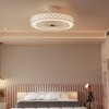 Tangkula Ceiling Fan w/ Lights & Remote 3000-6500K Modern Flush Mount LED Fan Light - 3 of 4