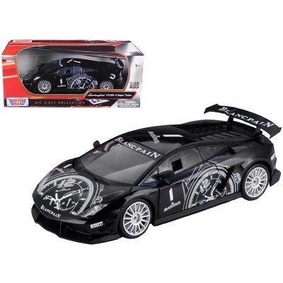 Lamborghini Gallardo LP560-4 Super Trofeo Black 1/18 Diecast Model Car by Motormax