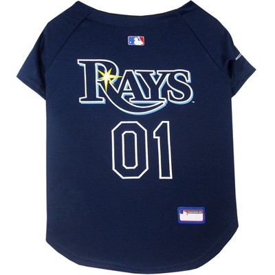 MLB Tampa Bay Rays Small Dog Jersey