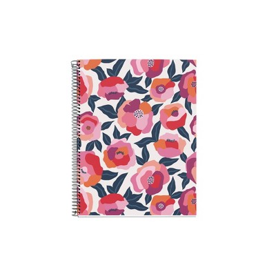 Miquel Rius 4 Subject Lined Notebook, A5 (8.27" x 5.83"), 120 Sheets, Heavyweight Paper, Subjects Separated by Color, Laminated Board Cover