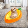 Bellura Pet - Carrot - Shaped Anti - Slip Animal Bedding - Orange - 3 of 4