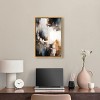 Art Remedy Abstract Waterfall Brown Earthy Abstract Wall Art Framed - 2 of 4