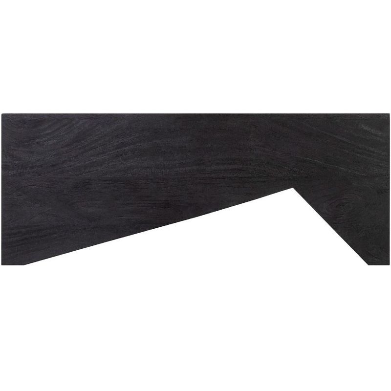 Mark & Day Fornach 15"H x 39"W x 22"D Modern Black Coffee Table, 4 of 6