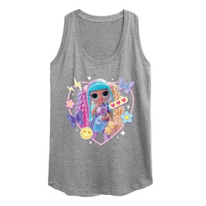 Women's - LOL Surprise! - Candylicious, Butterflies, & Hearts Graphic Racerback Tank - 1 of 4
