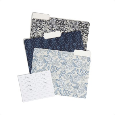 Barker Creek Tab File Folders Letter Size Bohemian Animals Pack Of 36 Folders - ODP Business