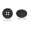 Unique Bargains Resin Craft Snap Round Flat 4-Hole Sewing Buttons 50 Pcs - 2 of 4