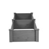 LOVMOR Over Ground Raised Garden Bed 96x28x10'', Large Long Planter Box for Outdoor, Tool-Free Assembly - 4 of 4