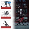 VisioGear Bicycles, 26 Inch Mountain Bike, MTB with Suspension Fork for Men and Women, Red, 24.41"*37"*65.75" - 3 of 4