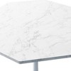 NicBex Dining Table Kitchen Table Modern Octagonal Table with MDF Table Top Metal Base Dining Table for Kitchen and Dining Room - 3 of 4